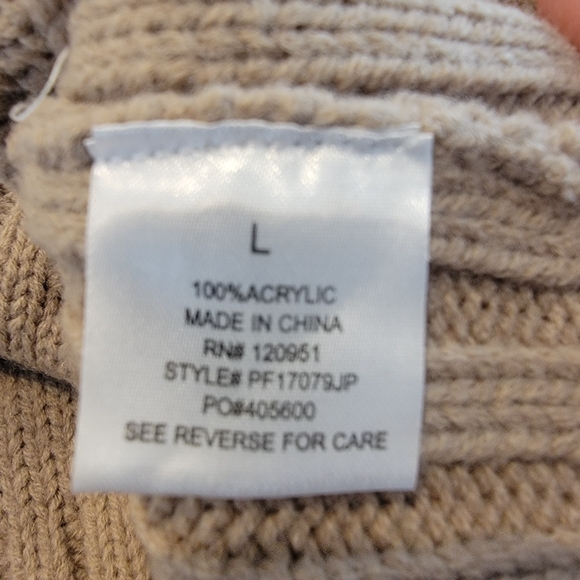 Pink Republic Y2K Cowl Neck Chunky Cable Knit Sweater Dress – Size Large - Picture 9 of 9